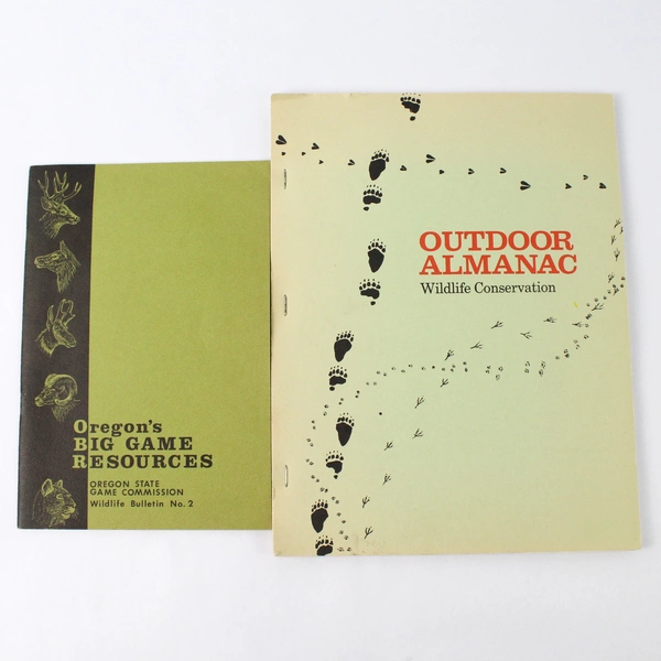 Lot of 6 Vtg Oregon State Wildlife Conservation / Game Commission Booklets