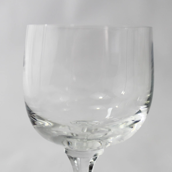 Set of 2 Vintage Geometric Stem Shot Glasses - Clear Barware Collection