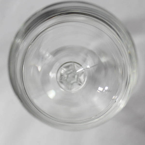 Set of 2 Vintage Geometric Stem Shot Glasses - Clear Barware Collection