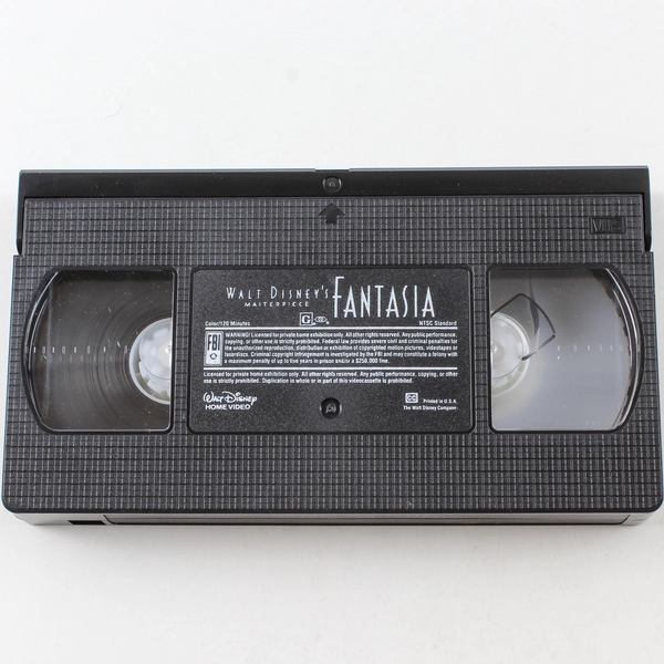 Walt Disney's Fantasia VHS Movie - Animated Classic, Family Fun, Rated G