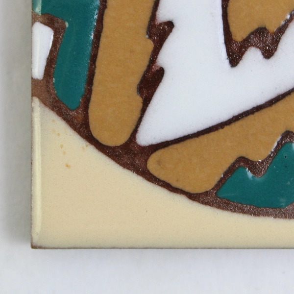 1999 Earthtones Ceramic Tile 4254A Bear Fetish 6 x 6 Inch