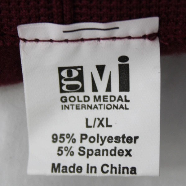 Gold Medal International Maroon Leggings Women's Size L Pre-Owned Stain