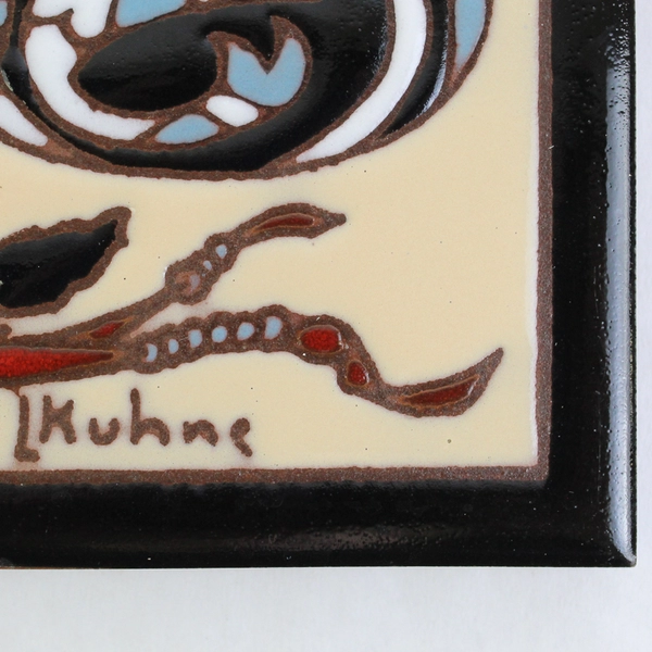 1999 Earthtones Ceramic Tile 3993A  The Singing Clay 6 x 6 Inch