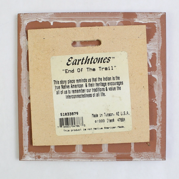 1999 Earthtones Ceramic Tile 4786A End Of The Trail 6 x 6 Inch