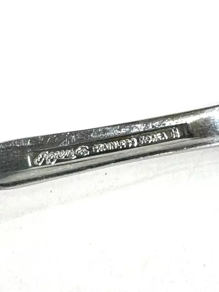 Lot of 2 Vintage Rogers Co. Stainless Steel Ladles with Ribbed Handles