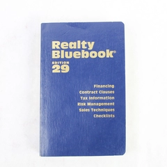 Realty Bluebook Edition 29 by Robert de Heer 1993 Softcover Reference Book
