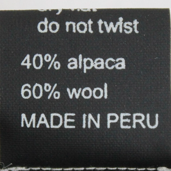 Indigenous One Weave Blue Cable Knit Wool Cardigan Women's Size Small