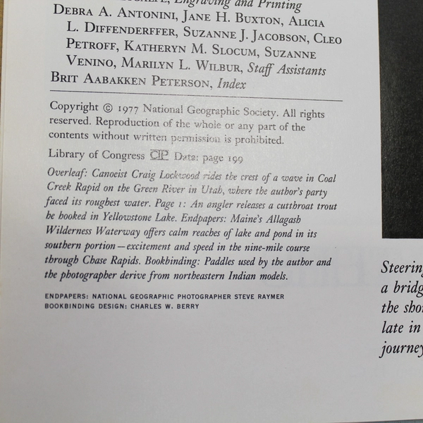 Still Waters White Waters by Ron Fisher 1977 Vintage Book with Dust Jacket Wear