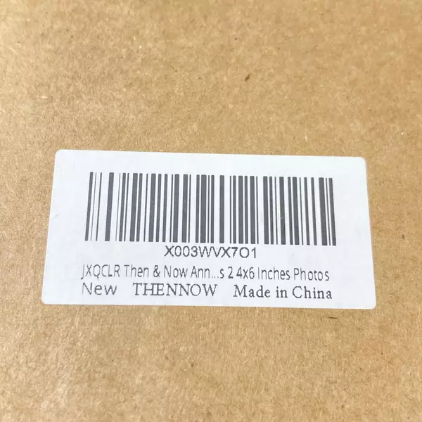 Then and Now Love Story Wooden Photo Frame for 6x4 Photos - Anniversary Gift