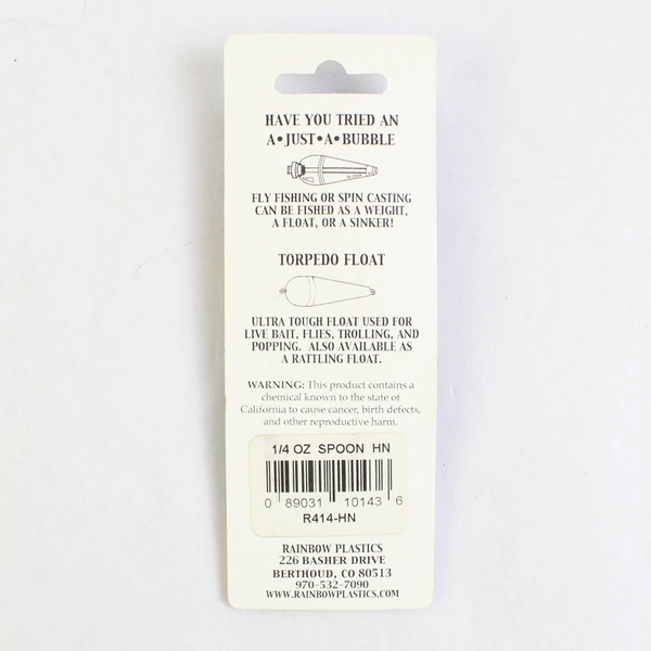 NIP Rainbow Plastics Pot-O-Gold 1/4 Ounce Spoon