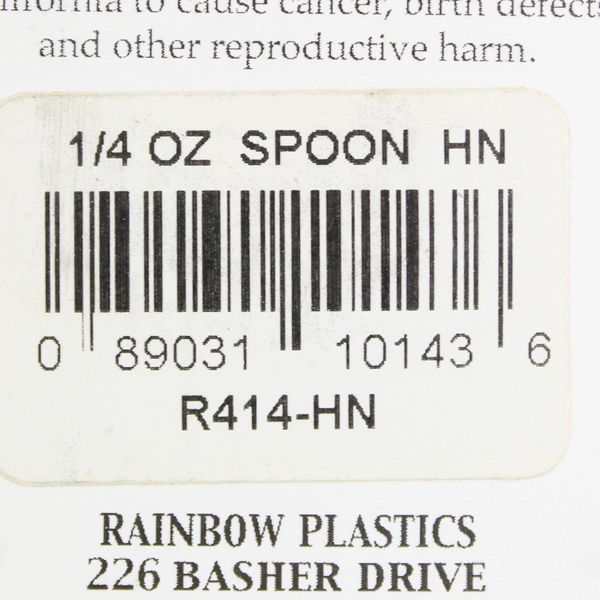 NIP Rainbow Plastics Pot-O-Gold 1/4 Ounce Spoon