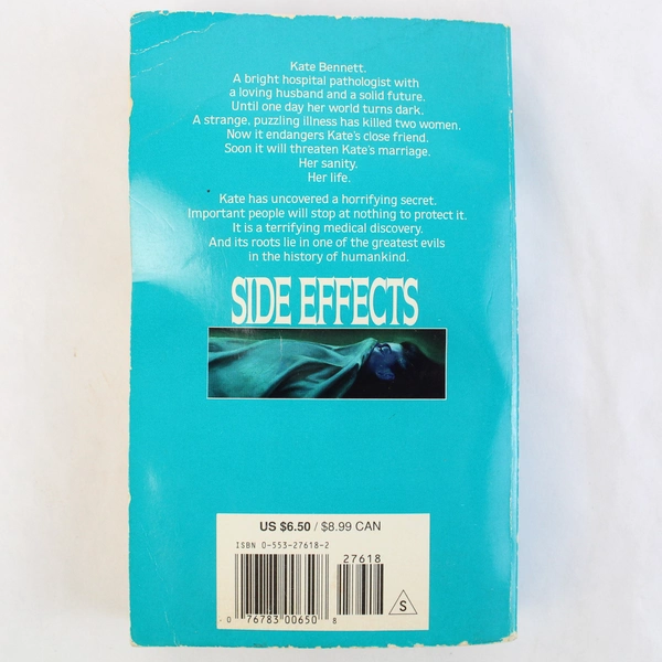 Side Effects: A Novel by Michael Palmer 1995 Bantam Books Paperback