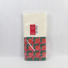 Vintage Hallmark Christmas Table Cover Ivy Design 102" x 54" Sealed