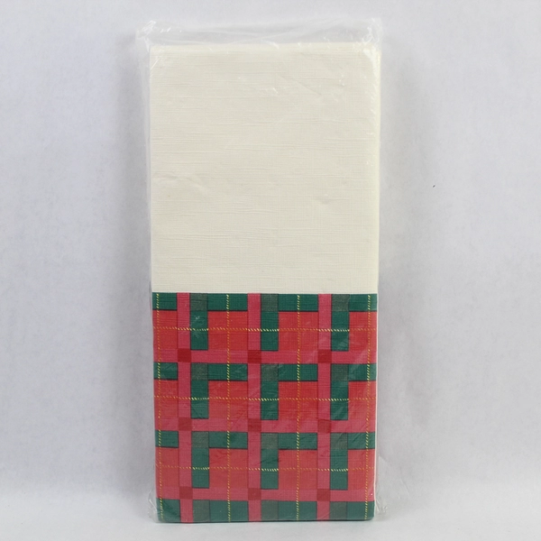 Vintage Hallmark Christmas Table Cover Ivy Design 102" x 54" Sealed