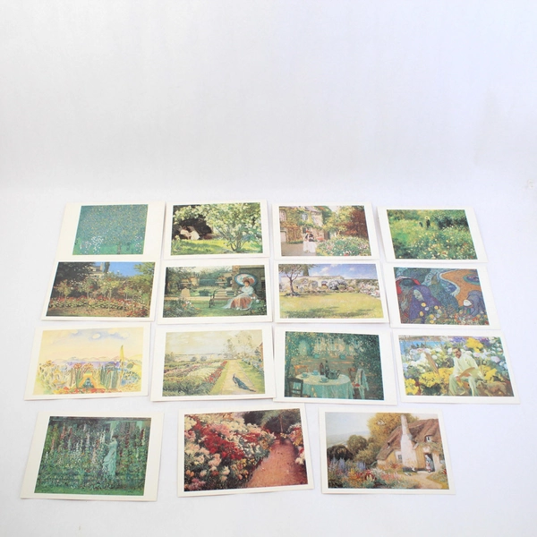 Gardens in Art : A Book to Keep and 15 Different Cards to Send by Press Aurum