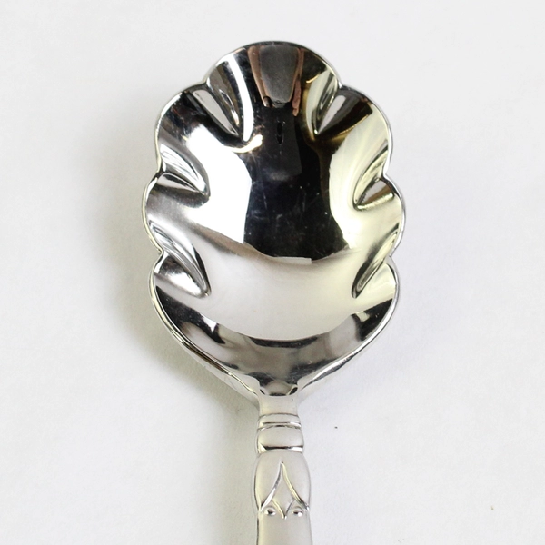 Wedgwood Seville 6 3/8" Sugar Shell Spoon 18/10 Stainless Steel