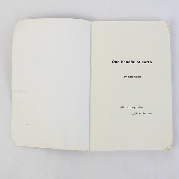 One Handful of Earth by Ellie Gunn 2009 Paperback
