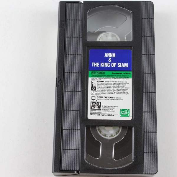 Anna and the King of Siam VHS 1994 Fox Video Irene Dunne Rex Harrison Classic