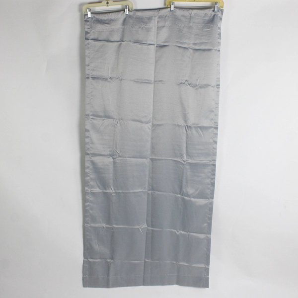 Set of 2 Your Zone Room Darkening Curtain Panels Silver 30"x 63" Rod Pocket