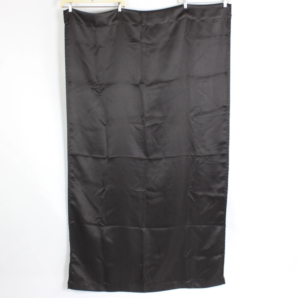 Set of 2 Eclipse Room Darkening Curtain Panels Black 37"x 63" Rod Pocket