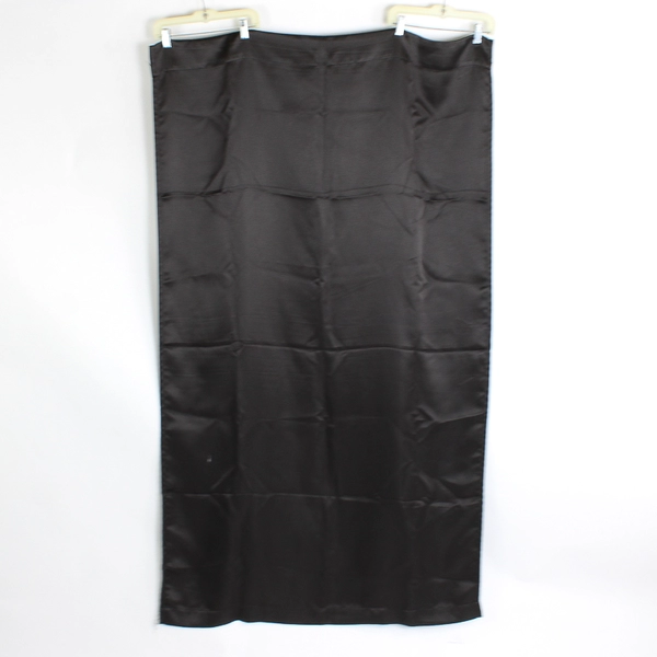 Set of 2 Eclipse Room Darkening Curtain Panels Black 37"x 63" Rod Pocket FLAWED