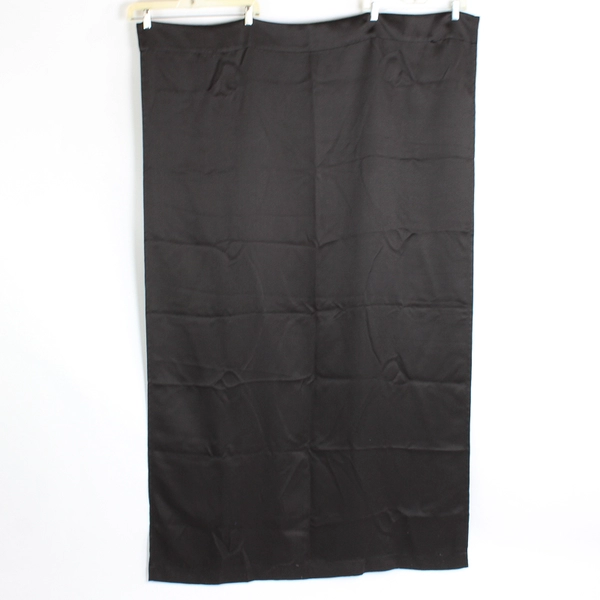 Set of 2 Eclipse Room Darkening Curtain Panels Black 37"x 63" Rod Pocket FLAWED