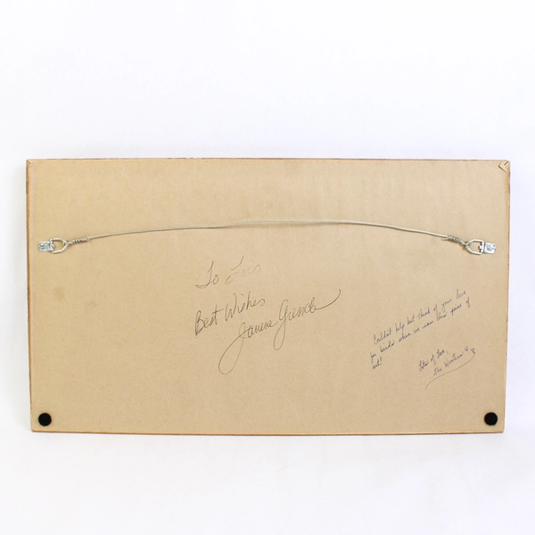 Hummingbird Print Heavy Wooden Framed and Matted Wall Art