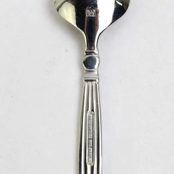 Lot of 2 Wedgwood Colosseum Serving Utensils Fork Sugar Spoon Stainless
