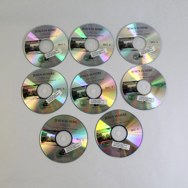 Jesus Is Here Audiobook by Charles M. Sheldon 2002 Blackstone 8 CDs Good