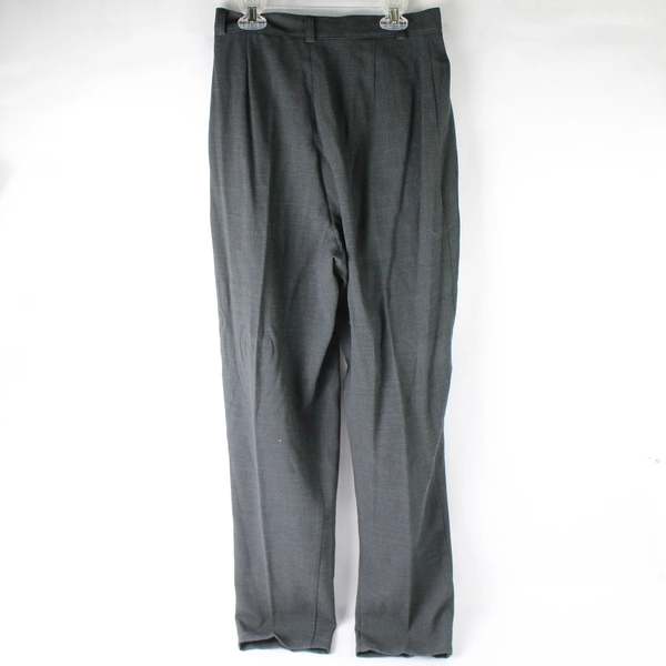 Vintage Avant Premiere Black 100% Wool Pleated Women's Size 8 Dress Pants