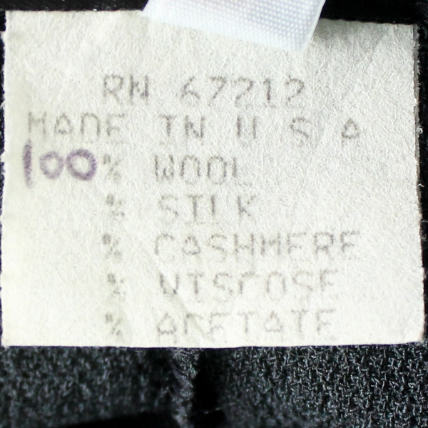 Vintage Avant Premiere Black 100% Wool Pleated Women's Size 8 Dress Pants