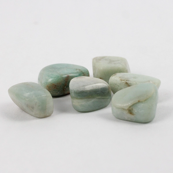 Lot of 6 Amazonite Tumble Stones 100 Grams Total