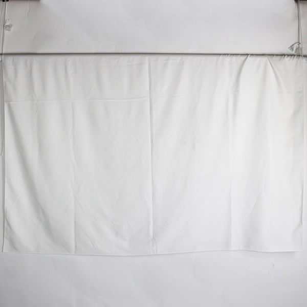 Lot of 3 Unbranded Square 70x70" Tablecloths White Polyester Fabric FLAWED