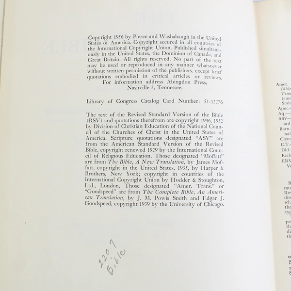 The Interpreter's Bible Volume V 1956 Hard Cover Ex-Library Book