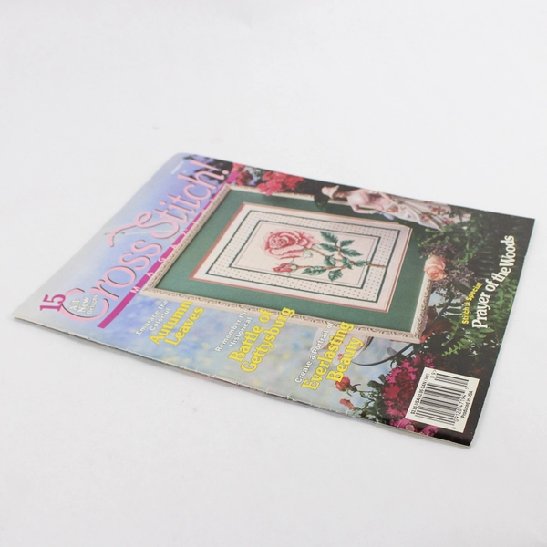 Pink Rose Cross Stitch Magazine # 48 1998