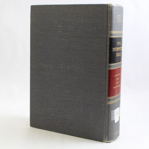 The Interpreter's Bible Volume VI 1956 Hard Cover Ex-Library Book