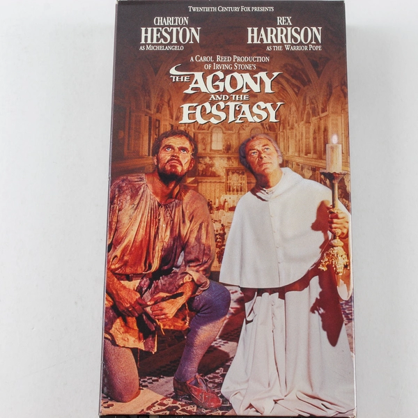 The Agony and the Ecstasy VHS 1992 Charlton Heston Rex Harrison Fox Video