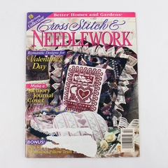 Cross Stitch & Needlework Magazine Feb 1998 Valentine’s Day Sweetheart Pillow