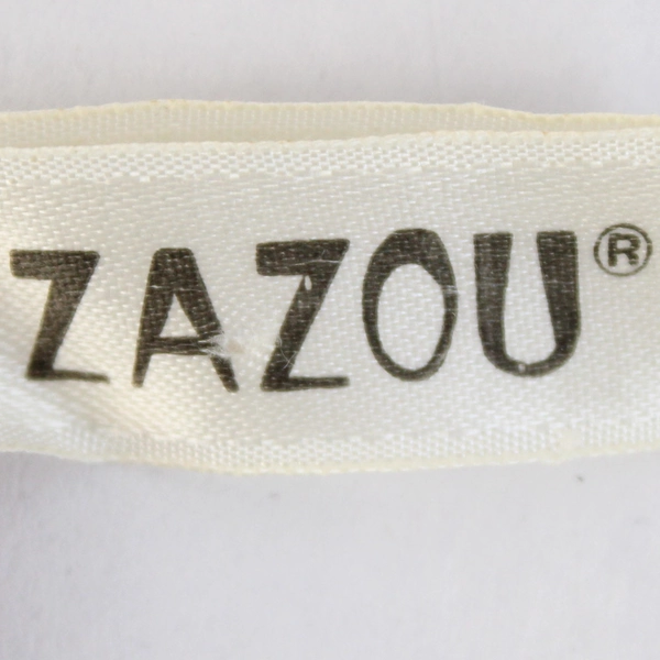 Vintage Zazou Women's Scarf Brown/Purple Grape Vine Rayon 19" x 70"