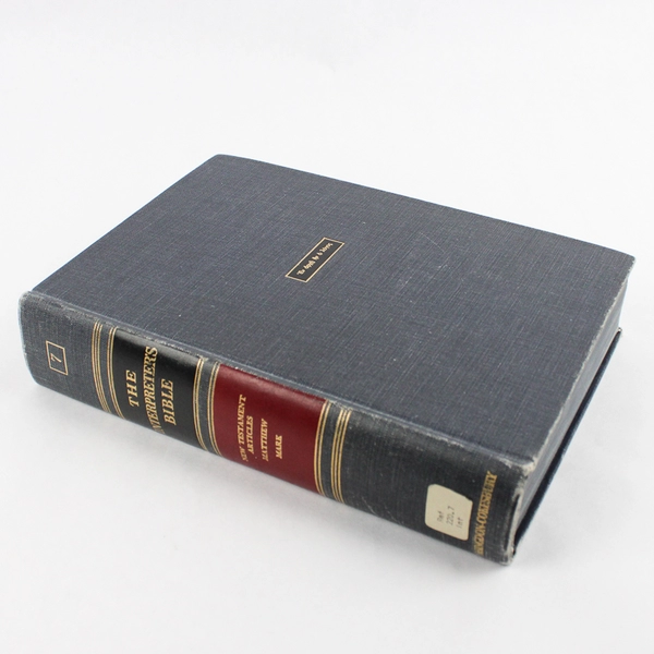 The Interpreter's Bible Volume VII 1951 Hardcover Ex-Library Book