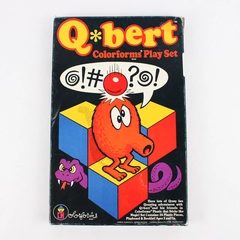 Vtg 1983 Colorforms Q*Bert Play Set 667 In Original Box