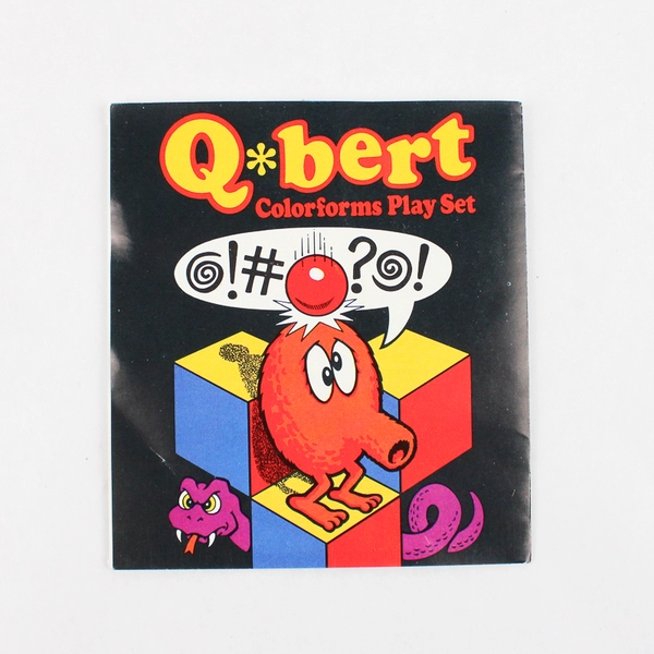 Vtg 1983 Colorforms Q*Bert Play Set 667 In Original Box
