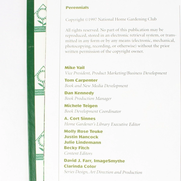 Perennials 1997 NHGC Hardcover