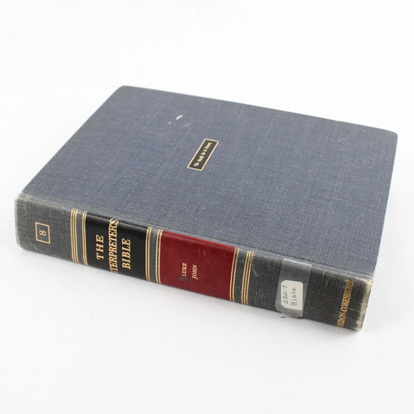 The Interpreter's Bible Volume VIII 1952 Hardcover Ex-Library Book