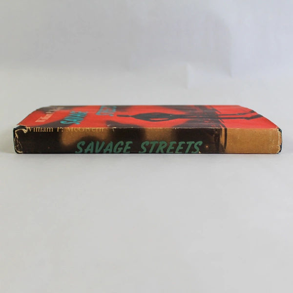 Savage Streets by William P McGivern 1959 Hardcover Worn Dust Jacket Collectible