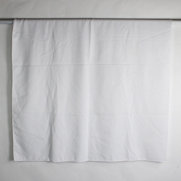 Unbranded Rectangular 60 x 102" Tablecloth White Polyester Fabric FLAWED
