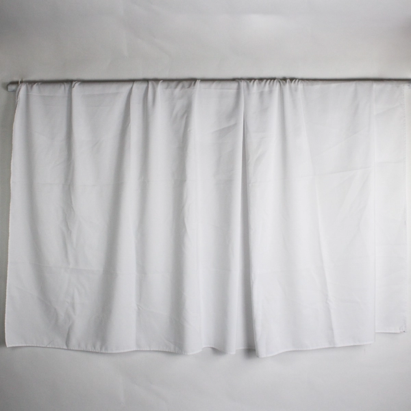 Unbranded Rectangular 60 x 102" Tablecloth White Polyester Fabric FLAWED