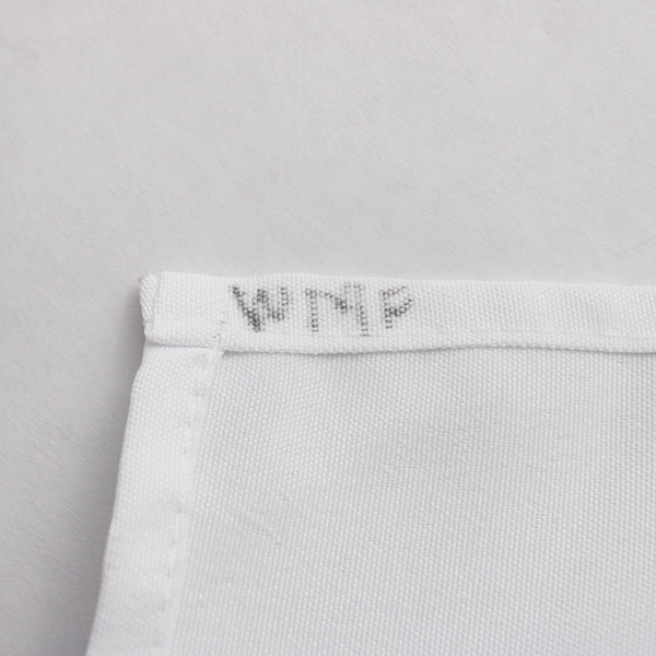 Unbranded Rectangular 60 x 102" Tablecloth White Polyester Fabric FLAWED