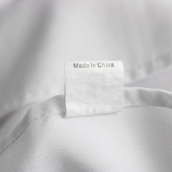 Unbranded Rectangular 60 x 102" Tablecloth White Polyester Fabric FLAWED