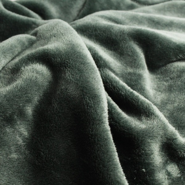 Threshold Green Plush King Size Throw Blanket 90" x 110"